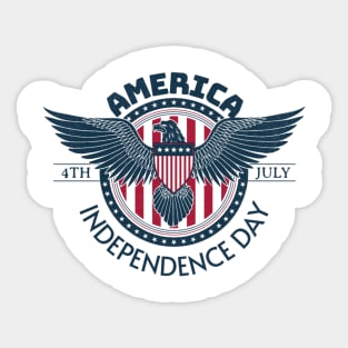 American Eagle Badge Sticker